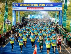 Wingko Fun Run 2026 Meriahkan Babat, Ratusan Pelari Ramaikan Ajang Perdana