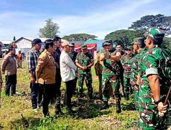 Pangdam V/Brawijaya Tinjau Langsung Lokasi Pembangunan Yonif TP di Widodaren Ngawi