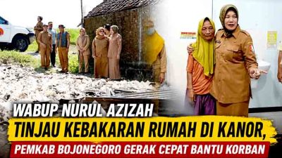 Bantuan pasca bencana di Bojonegoro