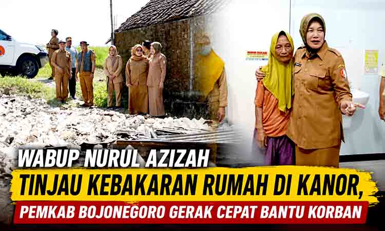 Bantuan pasca bencana di Bojonegoro