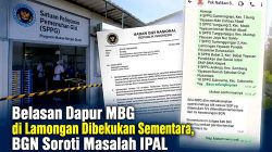 Belasan Dapur MBG di Lamongan Dibekukan Sementara, BGN Soroti Masalah IPAL