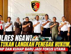 Polres Ngawi Satukan Langkah Penegak Hukum, KUHP dan KUHAP Baru Jadi Fokus Utama