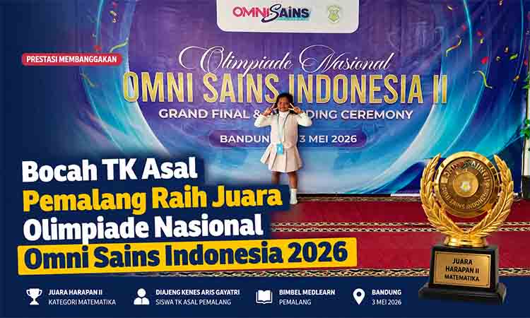 Bocah TK Asal Pemalang Raih Juara Olimpiade Nasional Omni Sains Indonesia