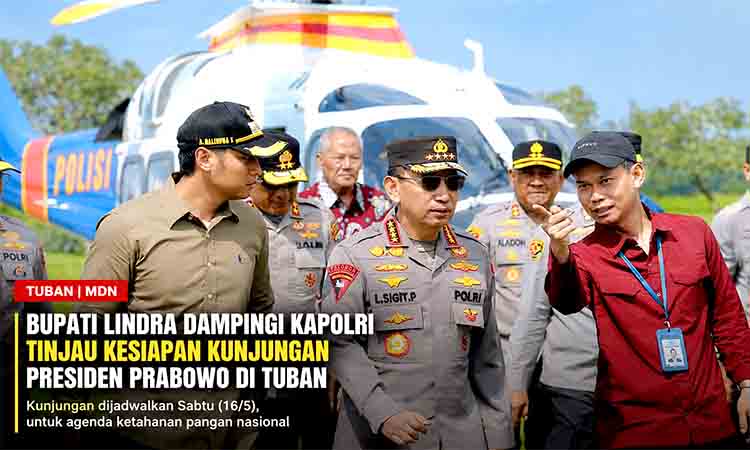 Bupati Lindra dan Kapolri inspeksi kesiapan MDN