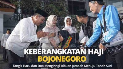 1.741 Calon Jemaah Haji Bojonegoro Dilepas Penuh Haru, Bupati Setyo Wahono Titip Pesan Keikhlasan