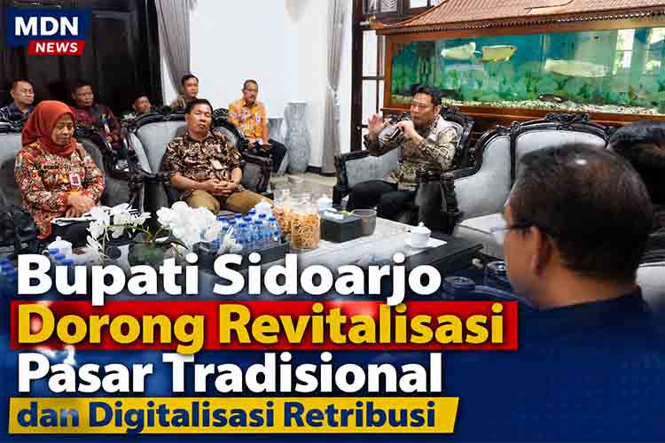 Bupati Sidoarjo dorong revitalisasi pasar tradisional