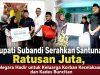 Bupati Subandi Serahkan Santunan Ratusan Juta, Negara Hadir untuk Keluarga Korban Kecelakaan dan Kades Buncitan