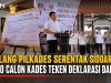 Jelang Pilkades Serentak, 230 Calon Kepala Desa di Sidoarjo Deklarasikan Pemilu Damai