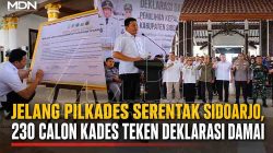 Jelang Pilkades Serentak, 230 Calon Kepala Desa di Sidoarjo Deklarasikan Pemilu Damai
