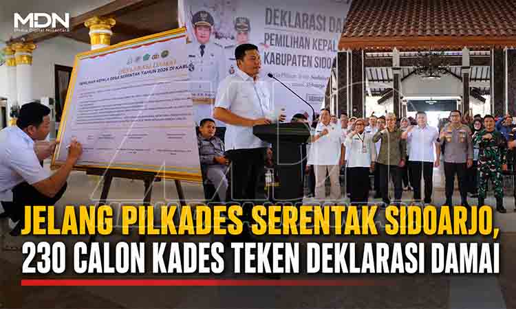 Deklarasi damai jelang Pilkades Sidoarjo MDN