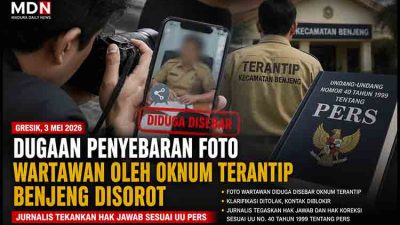 Dugaan Penyebaran Foto Wartawan oleh Oknum Terantip Benjeng Disorot, Jurnalis Tekankan Hak Jawab