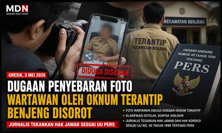 Dugaan Penyebaran Foto Wartawan oleh Oknum Terantip Benjeng Disorot mdn