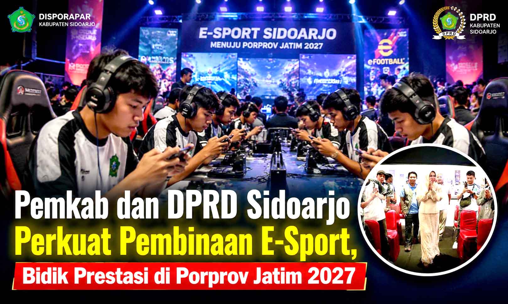 E sport Sidoarjo menuju Porprov Jatim