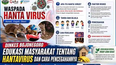Waspada Hantavirus, Dinkes Bojonegoro Imbau Warga Tingkatkan Kebersihan Lingkungan