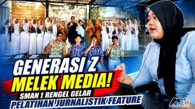 “Gen Z Tuban Naik Level! Diklat Jurnalistik SMAN 1 Rengel Cetak Talenta Media Kreatif dan Kritis”