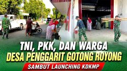 Gotong royong untuk kebersihan desa
