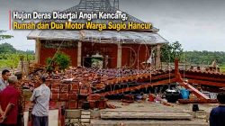 Puting Beliung Terjang Sugio Lamongan, Rumah Joglo Milik Warga Roboh Total