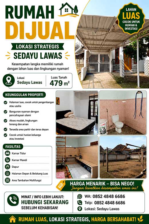 IKLAN Rumah dijual