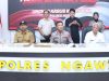 Polres Ngawi Amankan 2 Tersangka Pengedar Narkoba 223,842 gram Sabu Disita