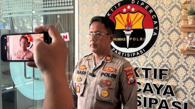 Polrestabes Surabaya Amankan Tersangka Pencurian Sandaran Kursi Besi Fasilitas Umum