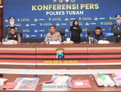 Polres Tuban Amankan Tersangka Komplotan Pencuri Sapi