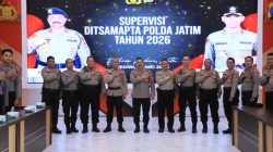 Polisi Humanis Jadi Penekanan Utama Supervisi Ditsamapta Polda Jatim di Kediri Kota