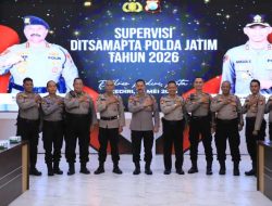 Polisi Humanis Jadi Penekanan Utama Supervisi Ditsamapta Polda Jatim di Kediri Kota