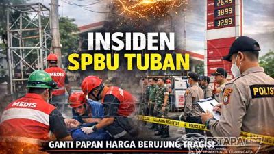 Pegawai SPBU di Tuban Tersengat Listrik, Satu Meninggal Dunia Saat Ganti Papan Harga