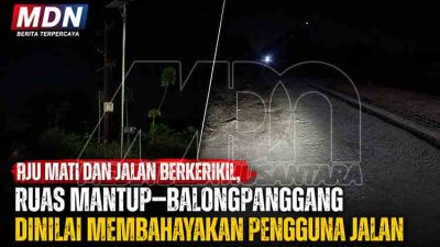 26 Tiang PJU di Ruas Mantup–Balongpanggang Mati Total, Pengendara Keluhkan Jalan Gelap dan Rawan Kecelakaan