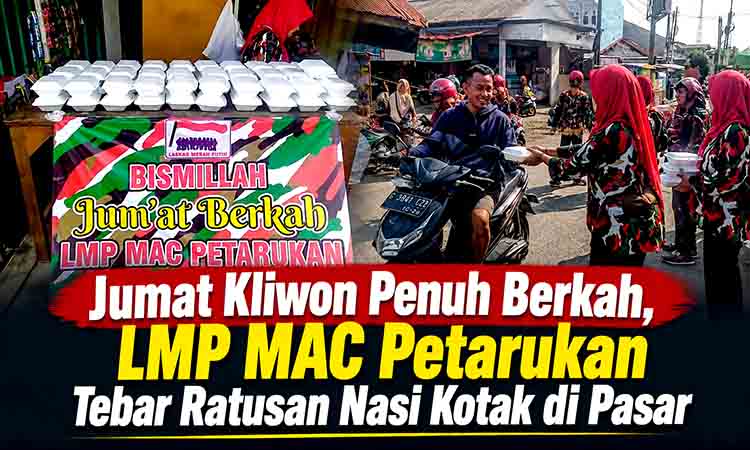 Jumat Kliwon LMP Tebar Nasi Kotak