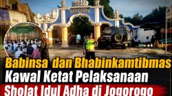 Babinsa dan Bhabinkamtibmas Kawal Sholat Idul Adha 1447 H di Masjid Ar Rohman Jogorogo