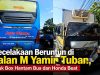 Rem Blong di Tuban, Truk Box Picu Kecelakaan Beruntun Libatkan Dua Bus dan Motor
