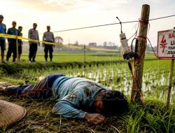 Petani di Kalitengah Lamongan Tewas Diduga Tersengat Jebakan Tikus Beraliran Listrik