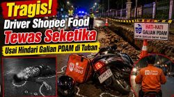Kecelakaan tragis pengantar Shopee Food Tuban