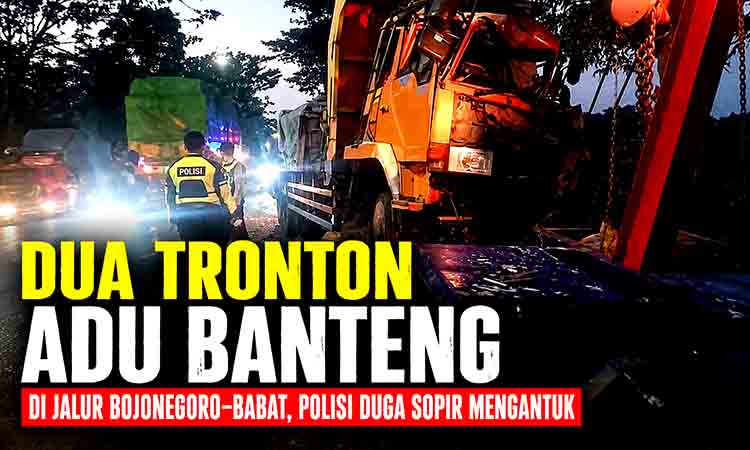 Kecelakaan truk di Bojonegoro Babat