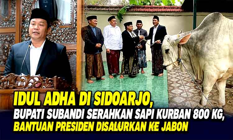 Kegiatan kurIdul Adha di Sidoarjo 2023ban Idul Adha di Kebaron