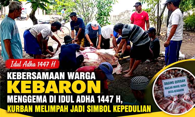 Kegiatan kurban Idul Adha di Kebaron