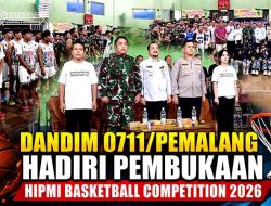 Dandim 0711/Pemalang Hadiri HIPMI Basketball Competition 2026, Ajang Cetak Atlet Muda dan Dongkrak Ekonomi Lokal