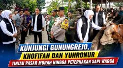 Kunjungi Gunungrejo, Khofifah dan Yuhronur Tinjau Pasar Murah hingga Peternakan Sapi Warga