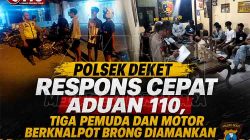 LOGO Tindak lanjut laporan Polsek Deket