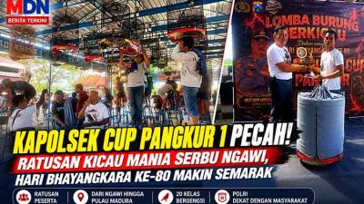Lomba burung berkicau di Ngawi MDN