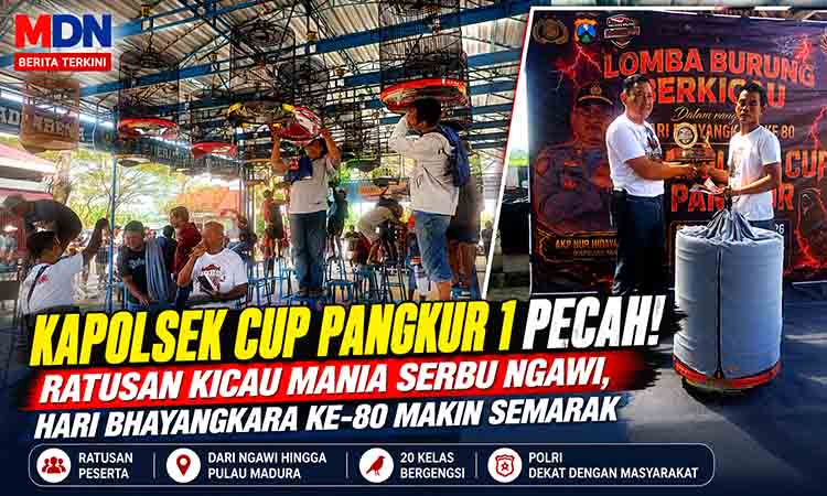 Lomba burung berkicau di Ngawi MDN