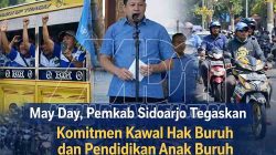May Day, Pemkab Sidoarjo Tegaskan Komitmen Kawal Hak Buruh