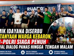 Mimik Idayana Diserbu Pertanyaan Warga Kebaron, TNI-Polri Siaga Penuh Kawal Dialog Panas hingga Tengah Malam