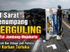 Elf Angkut 21 Penumpang Terguling di Tol Jombang-Mojokerto, 10 Orang Terluka Akibat Pecah Ban