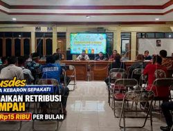 Musdes Desa Kebaron Sepakati Kenaikan Retribusi Sampah Jadi Rp15 Ribu per Bulan