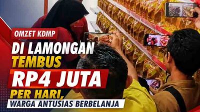 Omzet KDMP di Lamongan Tembus Rp4 Juta per Hari, Warga Antusias Berbelanja