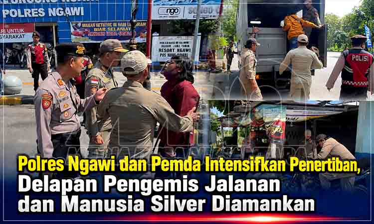 Operasi penertiban di Ngawi MDN