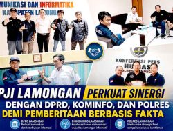 Perkuat Sinergi dengan DPRD, Kominfo dan Polres, PJI Lamongan Siap Kawal Informasi Berbasis Fakta