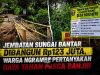 Pasca Banjir Sungai Bantar, Pembangunan Jembatan Beton Dana Desa Ngrambe Disorot